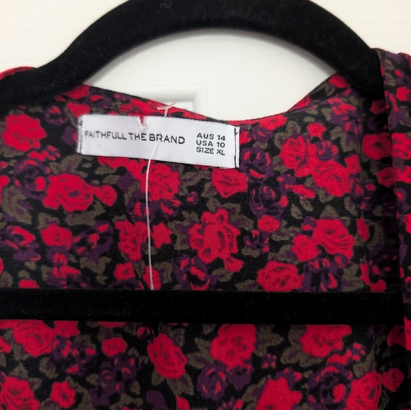 Faithfull The Brand Floral Wrap Mini dress (see note about size) - Picture 4 of 8